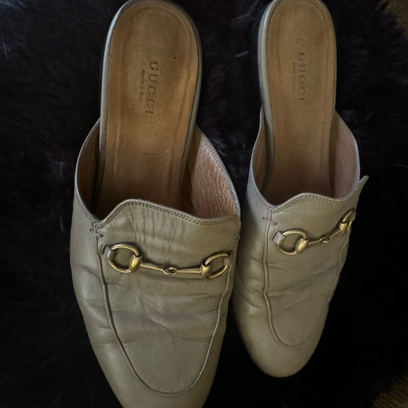 Women’s Princetown horsebit Leather mule in taupe leather - Picture 5 of 9